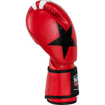 MASTERS FIGHT EQUIPMENT RPU-STAR Boxing Gloves 12 oz Red piros kesztyű 013902-12