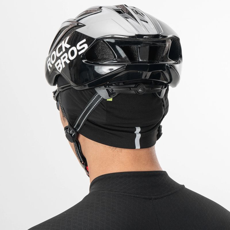 Rockbros M015 Winter Reversible Cycling Cap Size 54-61 cm - Black fekete hats