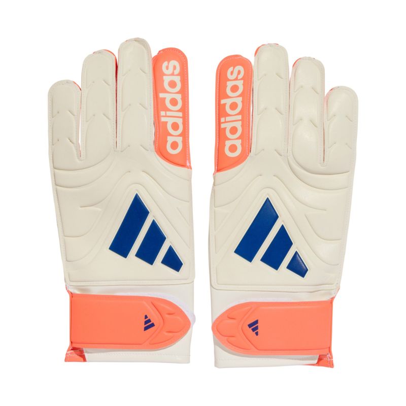 adidas Copa Glove Club goalkeeper gloves white and orange JN5339 Kiegészítő