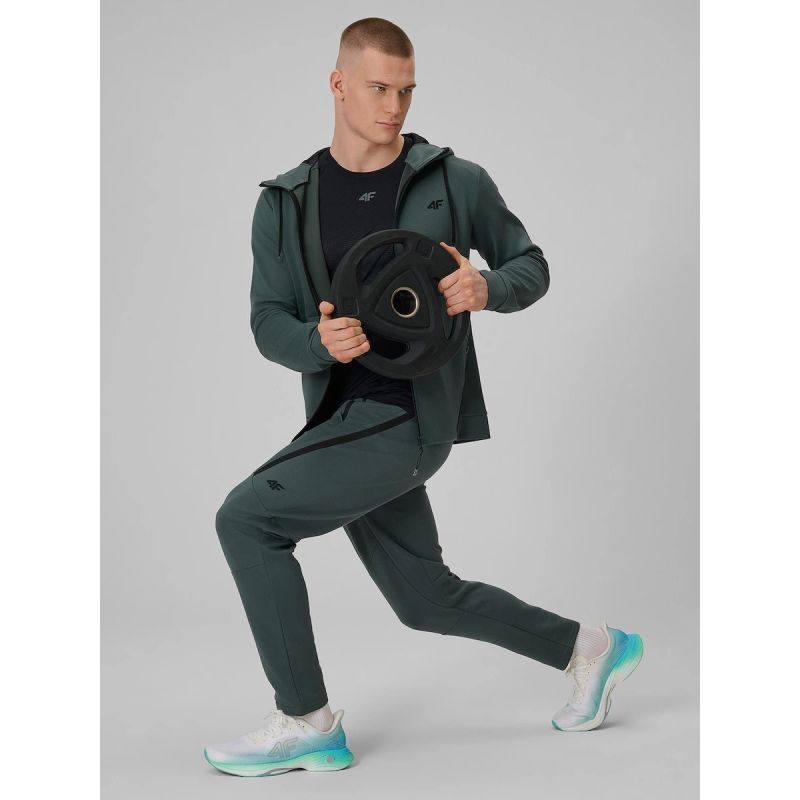 4F Men's regular training hoodie kapucnis pulóver