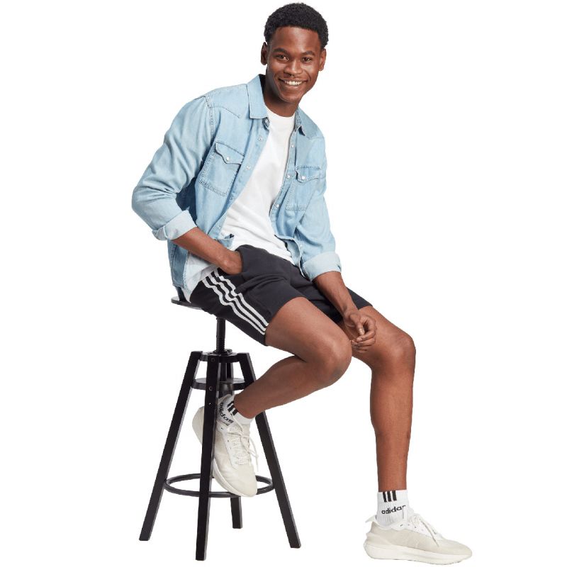 Adidas Essentials Fleece 3-Stripes M IB4026 shorts Polár pulóver