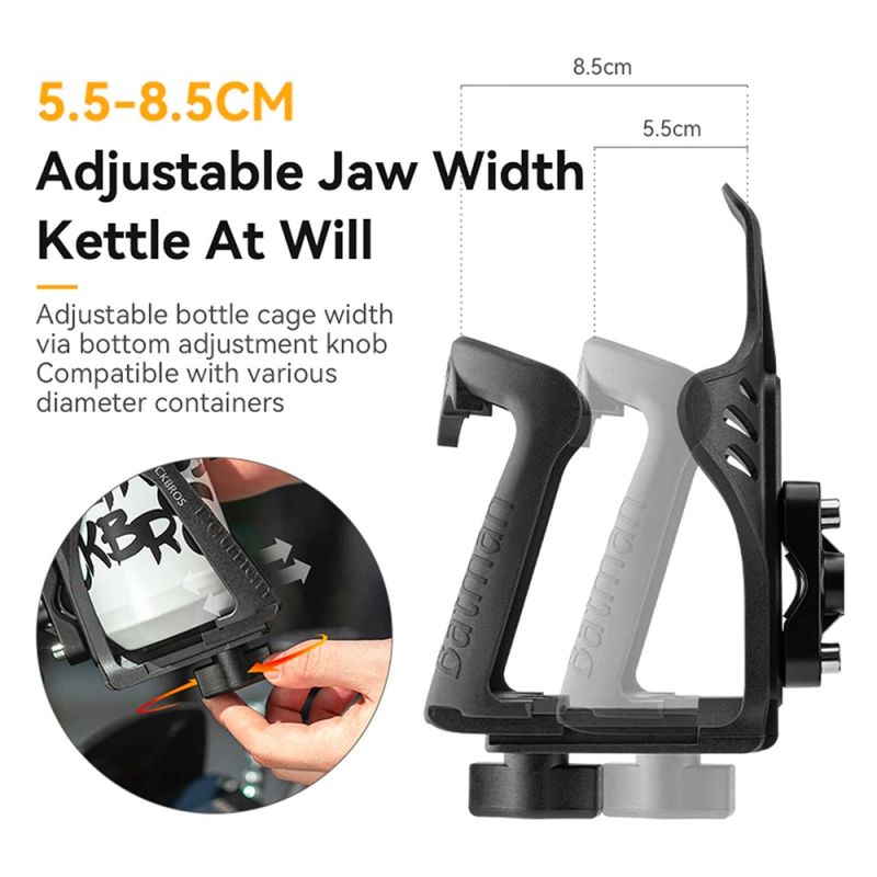 Rockbros 31210008002 handlebar bottle holder - black fekete kulacs 304004-157437