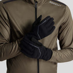 Rogelli APEX winter gloves black 2XL fekete kesztyű