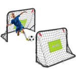 Enero Set Of 2 Metal Goals With Net, Ball, Pump pumps, nets, sets