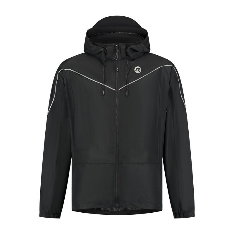Rogelli ESSENTIAL rain 3XL fekete dzseki