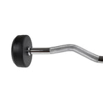 HMS Rubber-coated fixed barbell/bar GSL-10 10 kg póló 17-58-024