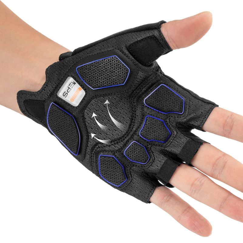 Rockbros ROAD TO SKY Short Shock Absorbing Cycling Gloves S - Black s \ czarny kesztyű 16220043002-211643