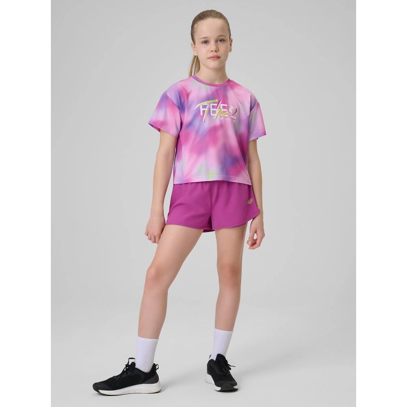 4F Girls' quick-drying sports T-shirt 158/164 póló