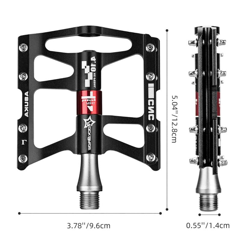 Rockbros JT410 4.10 4 Bearing Bicycle Pedals - Black