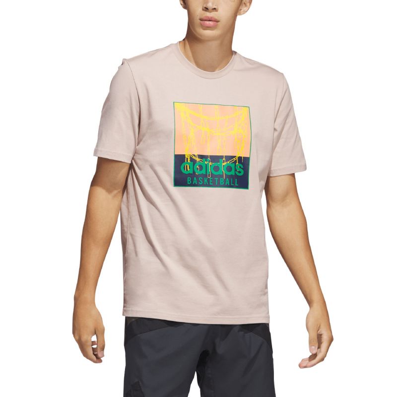adidas Chain Net Basketball Graphic Tee M IC1863 Póló