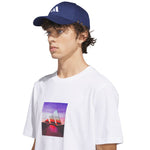 Men's adidas Summer Heat Graphic T-shirt JZ7545 fehér póló