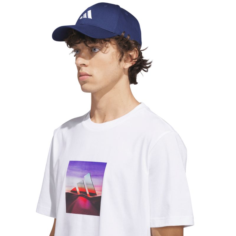 Men's adidas Summer Heat Graphic T-shirt JZ7545 fehér póló