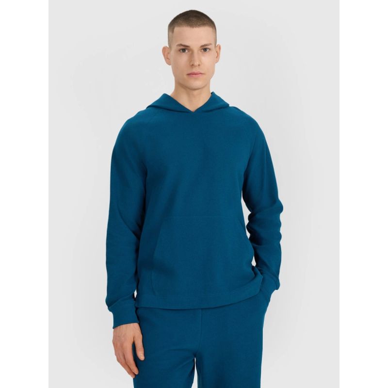 Men's sweatshirt with hood, open, 4F 4FWSS25TSWSM1558-46S kapucnis pulóver