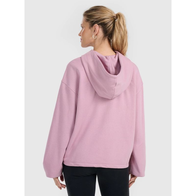 4f Women's sweatshirt with hood, open, 4FRAW25TSWSF2462-56S General