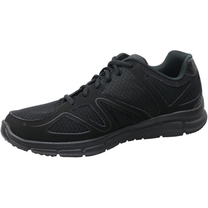 Skechers Satisfaction M 58350-BBK shoes Utcai cipő