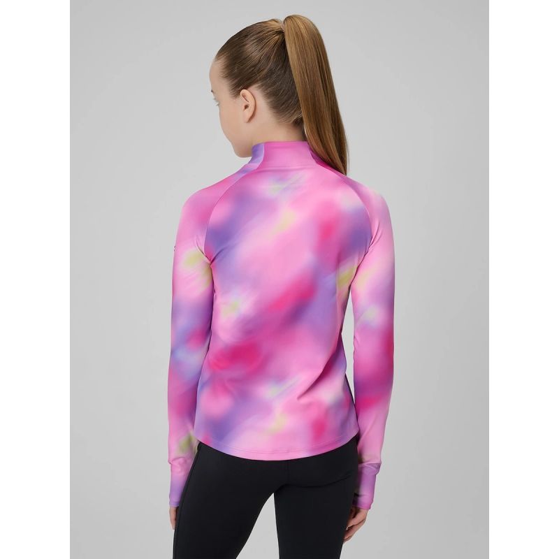 4F Girls' slim sports sweatshirt without hood 158/164 pulóver 4FJRSS26TFSWF0988-90A