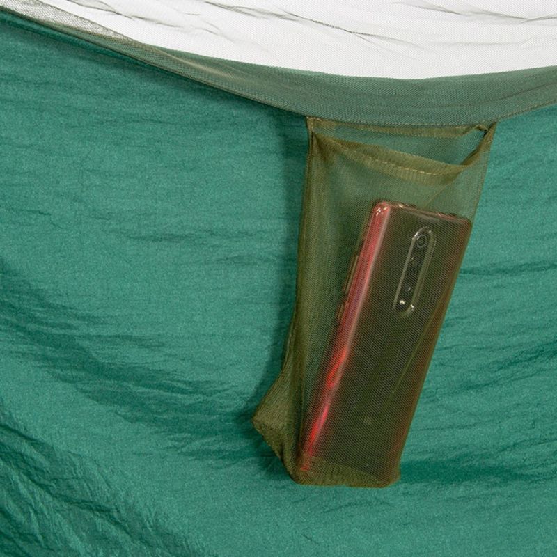 Royokamp 1031415 Hammock with Mosquito Net zöld kemping felszerelés