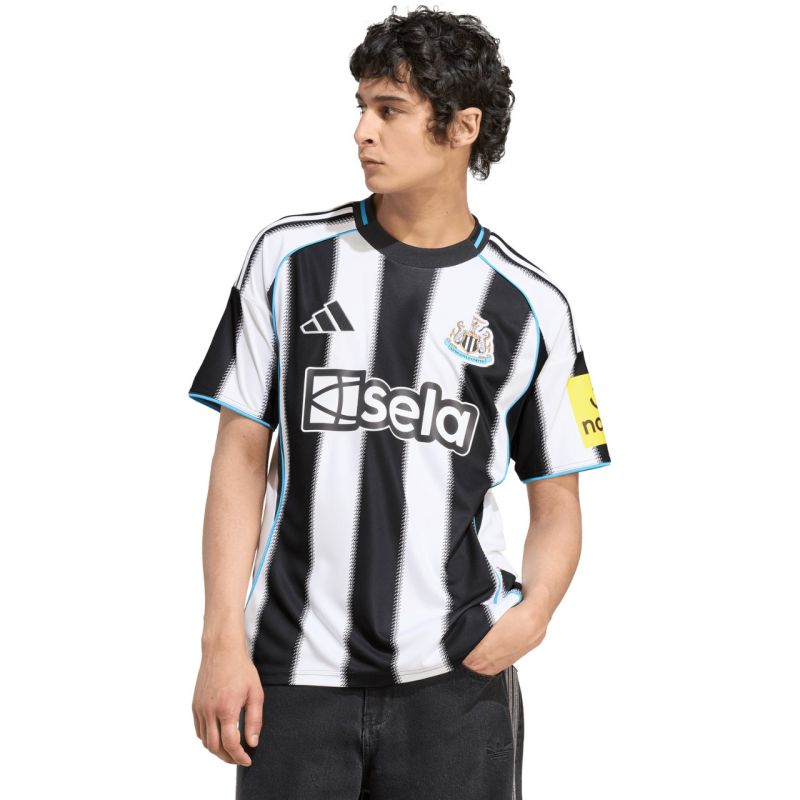 adidas Newcastle United FC 25/26 Home Men's Jersey White/Black JI7382 General