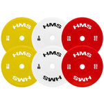 HMS TPP05 (2 x 5.0 KG) WHITE OLYMPIC PLATE TECHNICAL PE 2 x 5.0 KG fehér póló 17-61-115