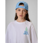 4F Girls' loose T-shirt with print 158/164 ruházat 4FJRSS26TTSHF3980-11S