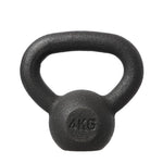 HMS Cast iron kettlebell KZG04 4kg fekete súlyzó 17-64-010