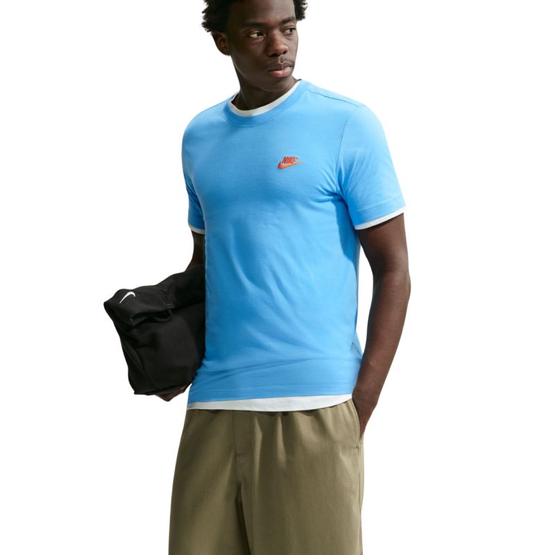 Nike Club Tee Men's Light kék póló AR4997497