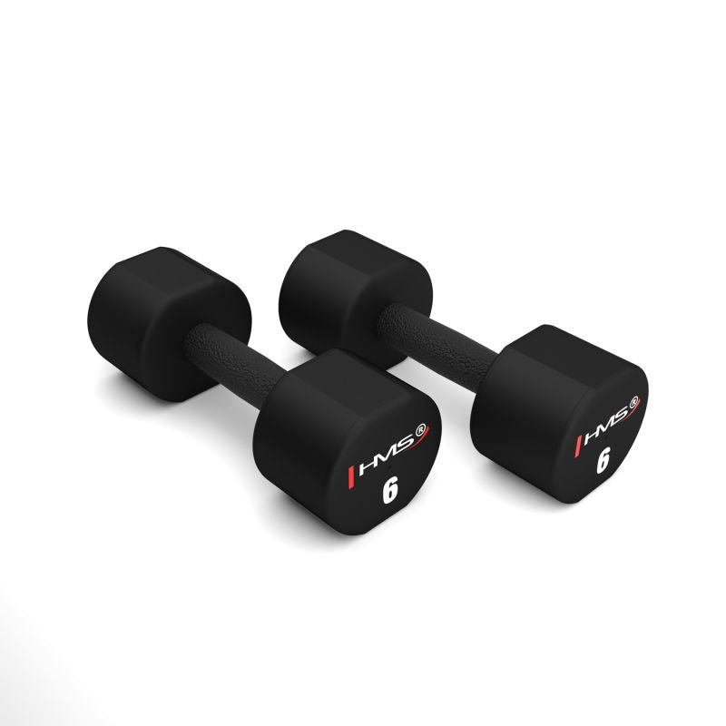 HMS HPT06 2 x 6 KG POLYURETHANE TPU Dumbbells papucs 17-66-215