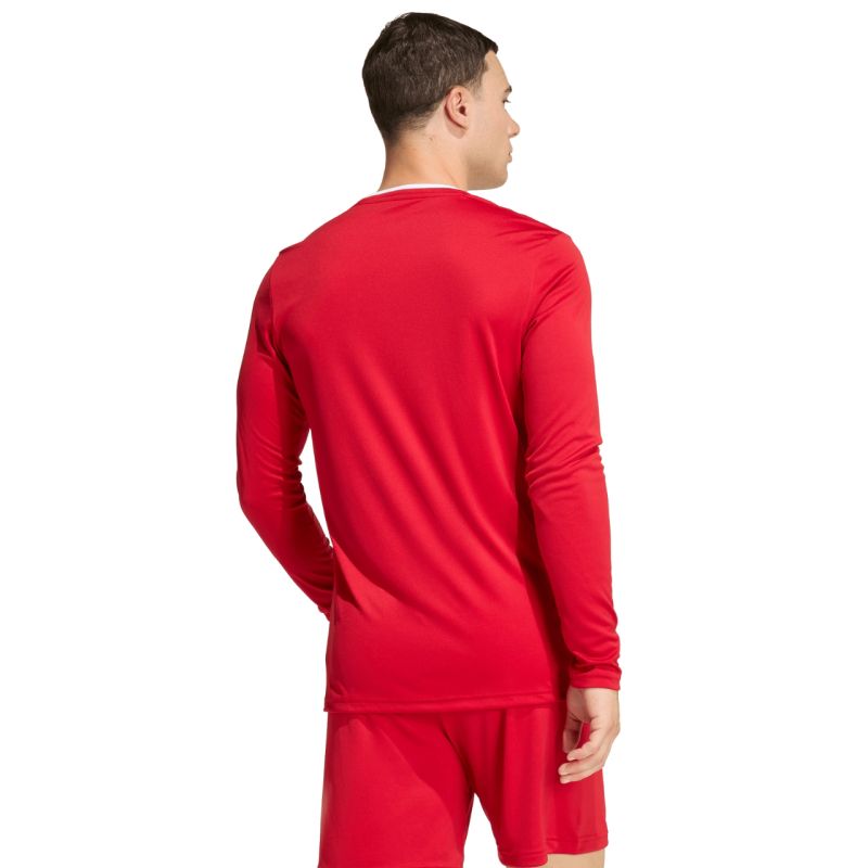 Adidas Entrada 26 Long Sleeve Jersey Men's T-Shirt Red piros póló KF5847