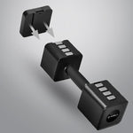 HMS HL02 ADJUSTABLE DUMBS 2 x 5 KG fekete póló 17-47-400