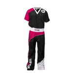TOP TEN "BOW" kickboxing outfit black and pink XL (190 cm)