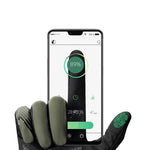 Rockbros 16110006002 shock-absorbing cycling gloves size - green and black fekete kesztyű