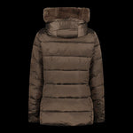 CMP women's winter with hood, sports, insulated, brown ( ) barna dzseki