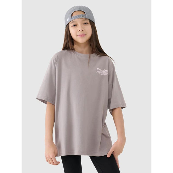 4f Girls' oversize T-shirt with print 4FJRSS25TTSHF2586-83S General