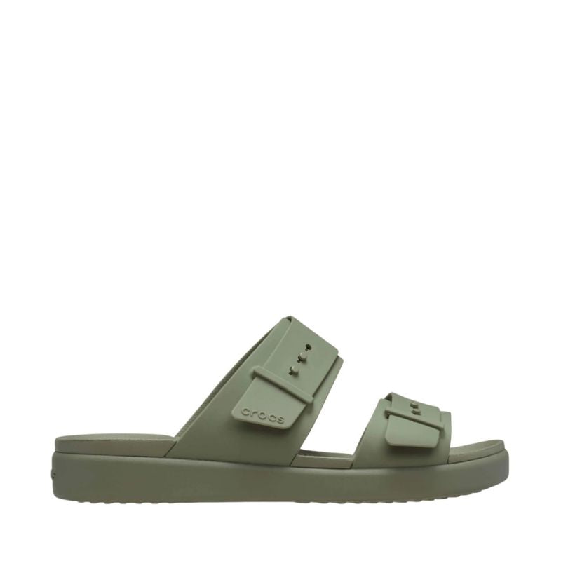 Crocs Brooklyn Buckle Low Women's Slides Green 211215 3BX zöld papucs 15928438-39