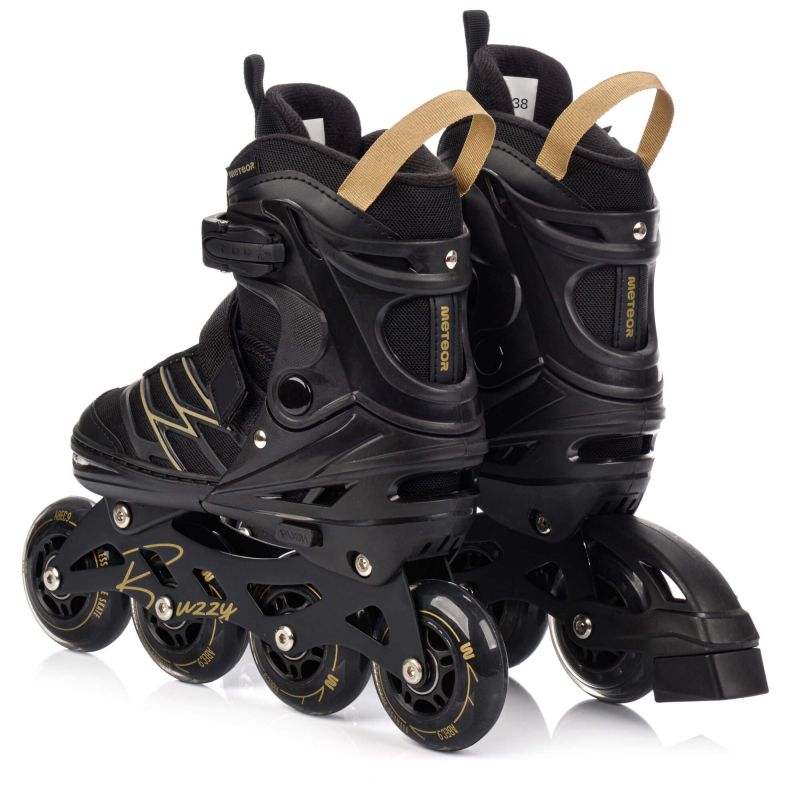 Meteor L 38-43 Buzzy Roller Skates Black/Gold