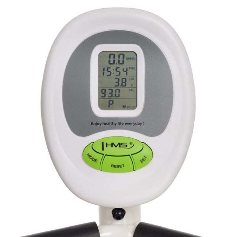 HMS R9259 white and green recumbent magnetic bike fehér futócipő 17-06-002