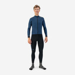 Rogelli CORE long sleeve t-shirt, navy blue, sötétkék kerékpáros ruha SIROG351809.L