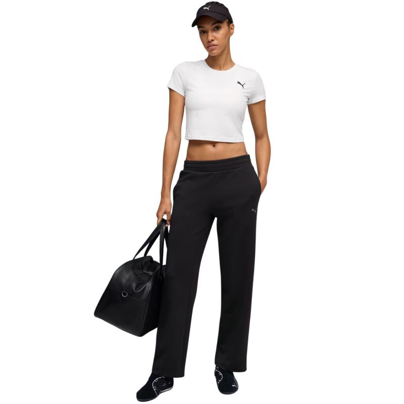Puma ESS Elevated Straight Leg Women's 691817 fekete nadrág
