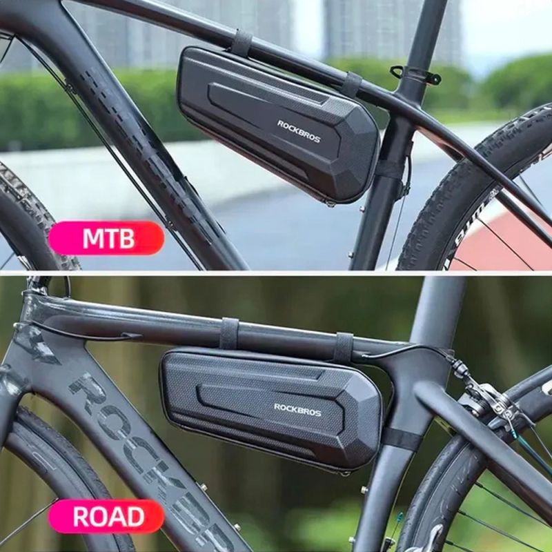 Rockbros B67 waterproof frame bike - black 2.5 l táska