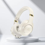 head Acefast H4 ANC Wireless Bluetooth 5.3 IPX4 Over-Ear Headphones - Beige bézs headsets