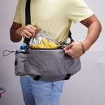 XQMAX BAG BACKPACK BICYCLE BAG FOR TRUNK 4IN1 GRAY szürke sporttáska GSP-604789