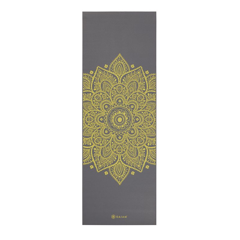 Yoga mat Gaiam &quot;CITRON SUNDIAL&quot; 6mm 61333 - Sportmania.hu