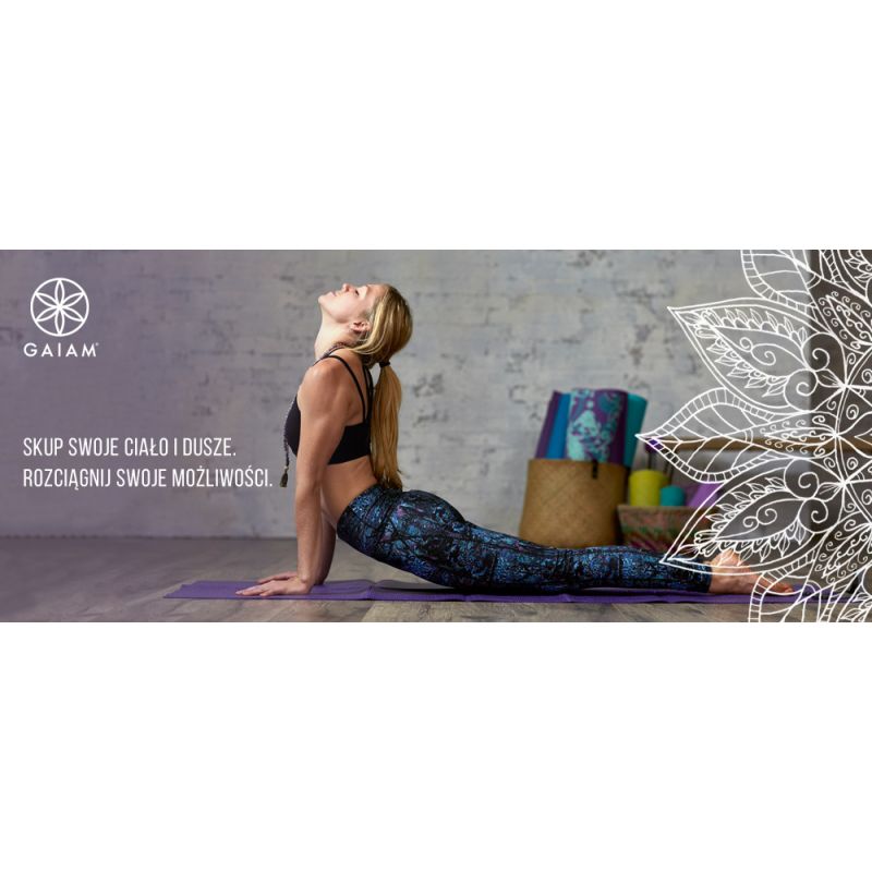 Yoga mat Gaiam &quot;SUNDIAL LAYERS&quot; 6mm 62432 - Sportmania.hu