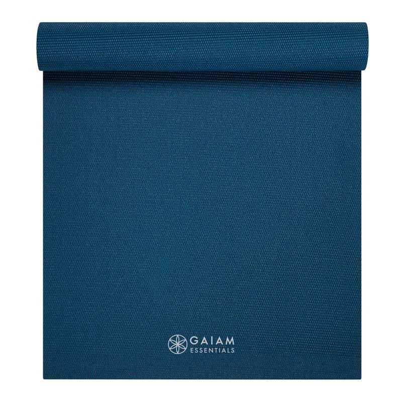 Yoga mat Gaiam Essentials 6 mm with heart Navy 63314 - Sportmania.hu