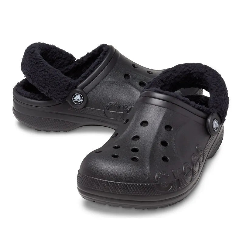 Crocs Baya Lined Fuzz Strap Clog Papucs - Sportmania.hu