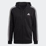 Adidas Essentials cipzáras felső, fekete kapucnis pulóver kapucnis pulóver - Sportmania.hu