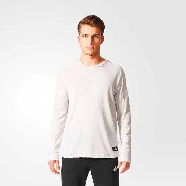 Adidas Running Athletics ID , fehér Hosszú ujjú póló Hosszú ujjú póló - Sportmania.hu