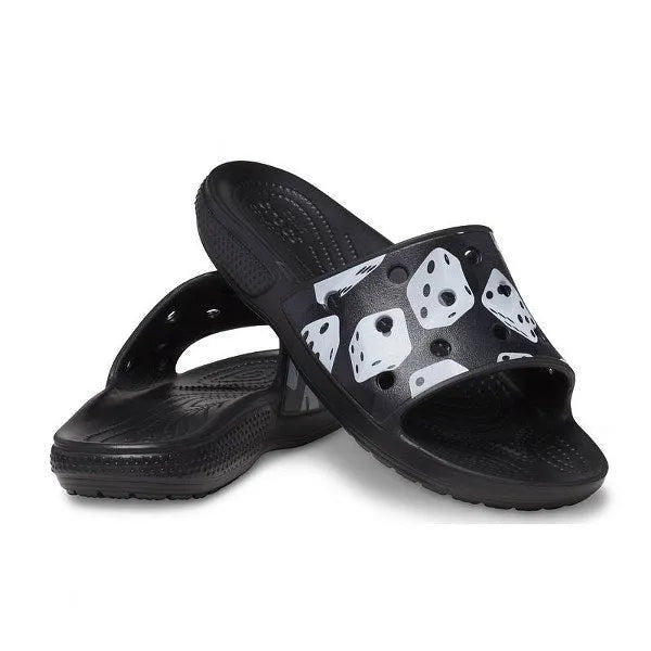 Crocs Classic Dice Print Slide Papucs - Sportmania.hu