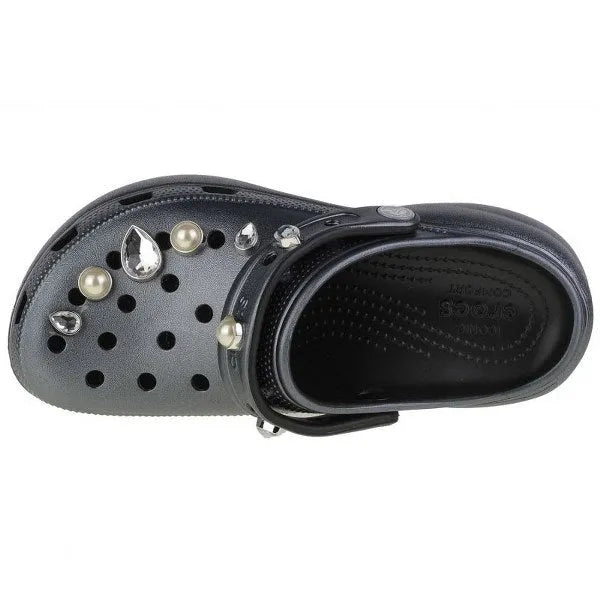 Crocs Classic Platform Crystals Pearls Clog W Papucs - Sportmania.hu