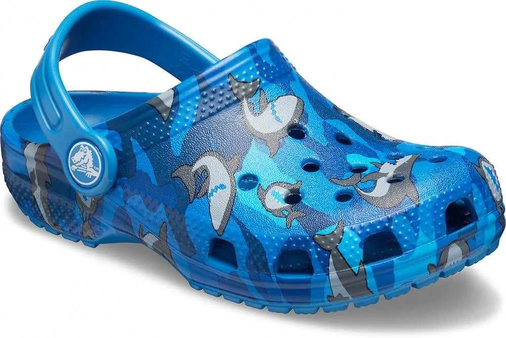 Crocs Classic Shark Clog PS gyerek Papucs